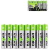 Baterie RAVER LR03/AAA Alkaline Ultra 1,5V set 8ks ve fólii