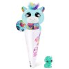 EP Line PLYŠ Zvířátko Coco Rainbow s překvapením 6 druhů v kornoutu