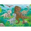 DINO Puzzle Jurský svět (Jurassic World) 66x47cm baby skládačka maxi 24 dílků