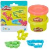 HASBRO PLAY-DOH Modelína set 2 kelímky + 3 vykrajovátka 4 druhy