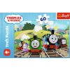 TREFL PUZZLE Mašinka Tomáš na výletě 33x22cm skládačka 60 dílků