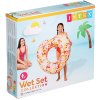INTEX Kruh nafukovací donut srdce 104cm plavací kolo do vody 56253