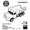 DINO Tatra auto žluto-oranžové T148 Bagr 72cm na písek plast