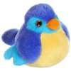 PLYŠ Ptáček 14cm na baterie Zvuk 7 barev *PLYŠOVÉ HRAČKY*