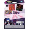 Samolepky s pozadím ježek Sonic set 3 archy dárkový box