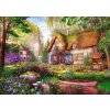 TREFL PUZZLE PREMIUM Čas na čaj Dřevěná chata 68x48cm 1000 dílků