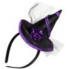 KARNEVAL Čelenka klobouček s květinou *KARNEVALOVÝ DOPLNĚK*