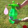 Pumpa plnič na vodní balonky set tlakovací láhev + vodní bomby neonové 250ks 3 barvy