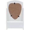 DŘEVO Šperkovnice srdíčko bílá se zrcátkem *DŘEVĚNÉ HRAČKY*
