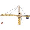 Jeřáb stavební 128cm ovládání na kabel set s doplňky na baterie plast