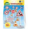 LENA Značky dopravní 16cm set s doplňky 17ks v krabici plast 04440