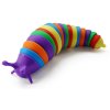 MAC TOYS Šnek duhový fidget toy slimák antistresový plast