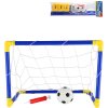 Branka fotbalová 44x31x24cm herní set s kopacím míčem a pumpičkou