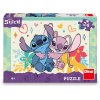 DINO Puzzle Stitch & Angel 24 dílků 26x18cm skládačka