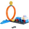 MATTEL HOT WHEELS City super policejní stanice herní set s autíčkem