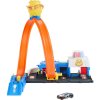 MATTEL HOT WHEELS City super policejní stanice herní set s autíčkem