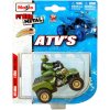 MAISTO Čtyřkolka model ATV´S 1:75 na zpětný nátah různé druhy na kartě kov