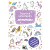 JIRI MODELS Samolepky třpytivé 250ks s glitry Jednorožci