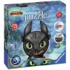 RAVENSBURGER Puzzle 3D puzzleball Jak vycvičit draka 3 Bezzubka 72 dílků