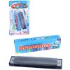 Harmonika foukací kovová 13cm set s papírovou krabičkou *HUDEBNÍ NÁSTROJE*