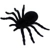 Pavouk černý Halloween dekorace zvířátko set 2ks guma