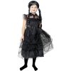 KARNEVAL Šaty Tajemná dívka vel. M (117-128cm) 6-8 let *KOSTÝM*