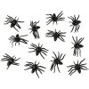 Pavouk černý 6cm zvířátko set 12ks Halloween dekorace