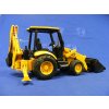 BRUDER 02427 (2427) Traktor JCB MIDI - čelní nakladač + bagr
