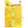 Pavouk 14cm halloween dekorace svítící ve tmě fosforeskuje set 2ks