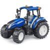 BRUDER 02184 Traktor New Holland T5.120 modrý model 1:16 plast