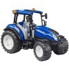 BRUDER 02184 Traktor New Holland T5.120 modrý model 1:16 plast