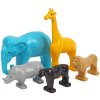 Zvířátka plastové figurky safari + farma set 10ks v sáčku