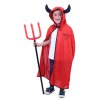 KARNEVAL Šaty Plášť Čertík Bertík (104-146cm) 3-10 let *KOSTÝM*