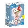 Stavebnice mini KOCO Malý pugét plast mix druhů v krabičce 8x12x4cm 12ks v boxu