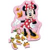 TREFL Dřevěné obrysové puzzle Šťastná Minnie 50 dílků
