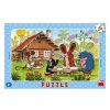 Puzzle deskové Krtek na návštěvě 29,5x19cm 15 dílků