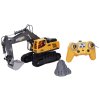 Bagr kouřící RC na dálkové ovládání 35x11,8x24 cm