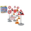 Dopravní značky plast 16cm 17ks v krabici 2+