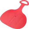 PLASTKON Klouzák Pinguin červený dětská sáňkovací lopata na sníh plast