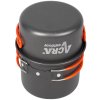 ACRA Camping set nádobí 2x ešus + plynový hořák s doplňky C23