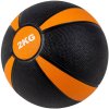 ACRA Medicinbal 2kg oranžovo-černý rehabilitační fitness míč
