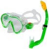 ACRA Šnorchlovací dětský set Maska Šnorchl 2v1 zelený