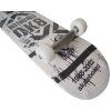 ACRA Skateboard závodní prkno s protismykem bílý 78x20cm S3-B
