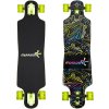Muuwmi Longboard Compact ABEC 7 Neon se svítícími kolečky