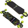 Muuwmi Longboard Compact ABEC 7 Neon se svítícími kolečky