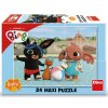 DINO Puzzle dětské 24 maxi dílků Bing u bazénu