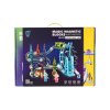 Kuličková dráha magnetická plast 80ks 16 kuliček + doplňky na baterie se světlem v krabici 47x35x9cm