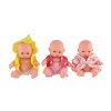 Miminko panenka pevné tělo plast 12cm 3druhy 12ks v boxu