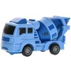 Auto stavební míchačka 10cm jezdící po stlačení plast 4 barvy