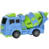 Auto stavební míchačka 10cm jezdící po stlačení plast 4 barvy